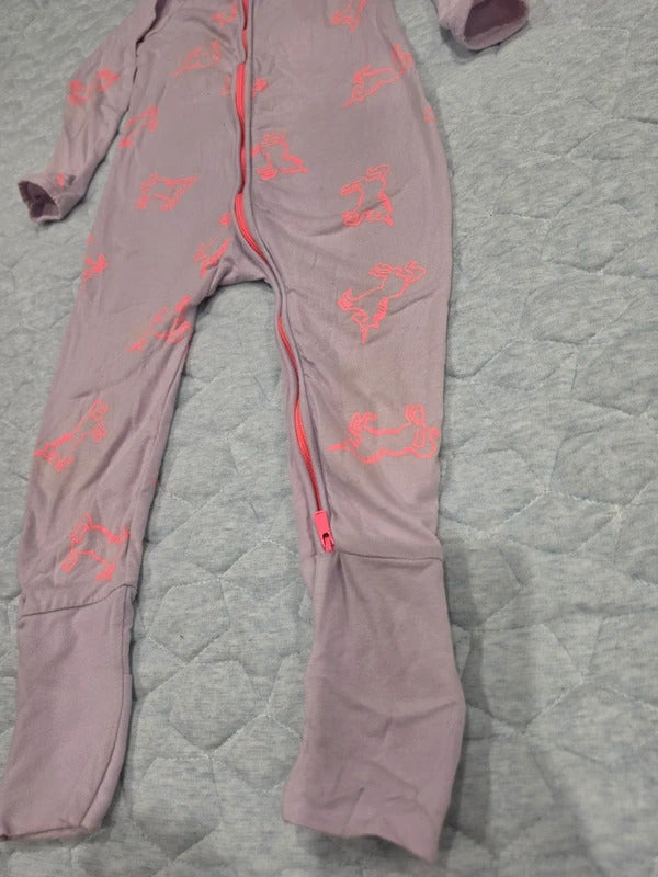 Bonds Wondersuit Unicorn Print Size 1 Zip Romper