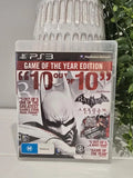 PS3 Sony PlayStation - Batman / Arkham City - Game Of The Year - Complete