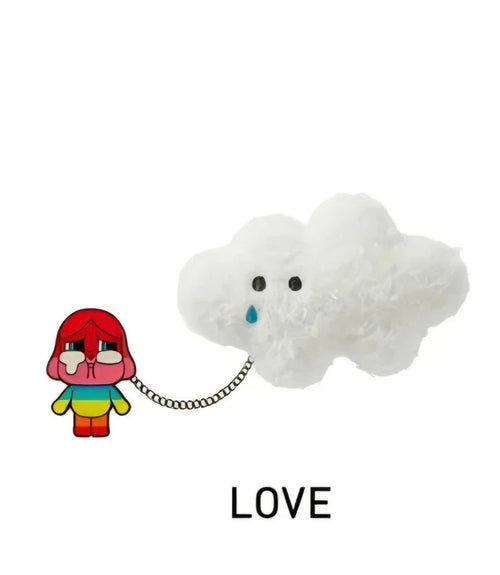 " Love " Plush Badge - Crying Again Series