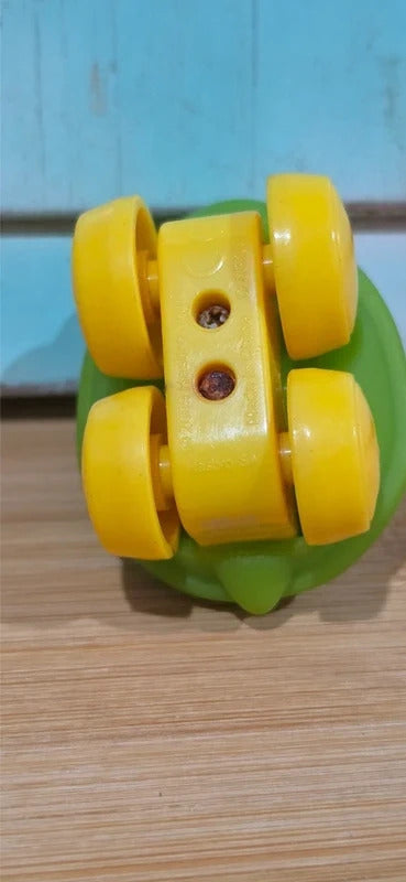 Playskool Roll Around Turtle Toy Green Yellow Preschool Baby Toddler Push Car