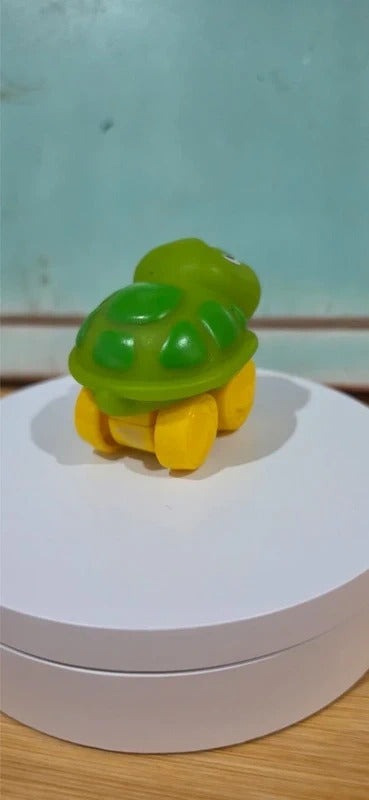 Playskool Roll Around Turtle Toy Green Yellow Preschool Baby Toddler Push Car