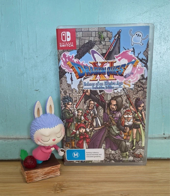 Case only - Nintendo Switch Dragon Quest XI S Replacement Case Cover Art Only No Game