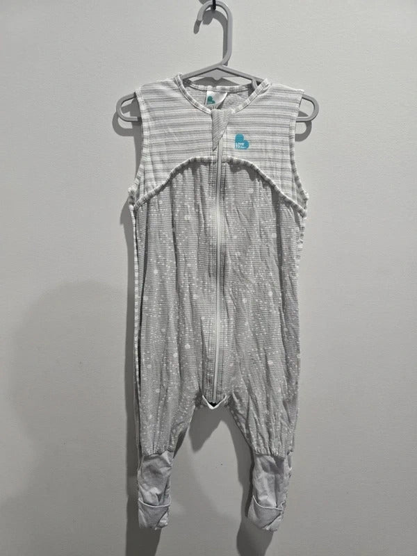 Sleeveless Love to dream organic sleep suit Tog 0.2