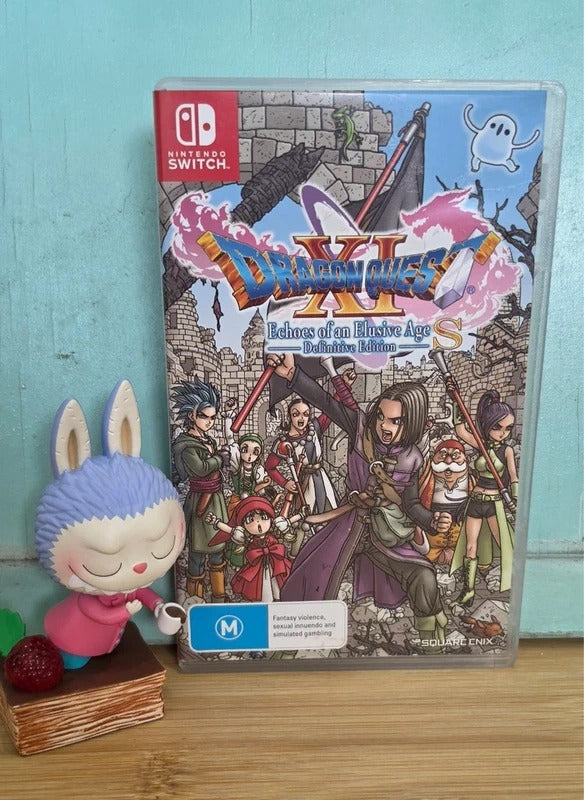 Case only - Nintendo Switch Dragon Quest XI S Replacement Case Cover Art Only No Game