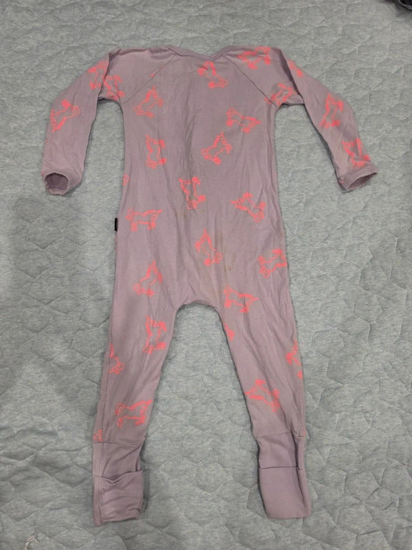 Bonds Wondersuit Unicorn Print Size 1 Zip Romper