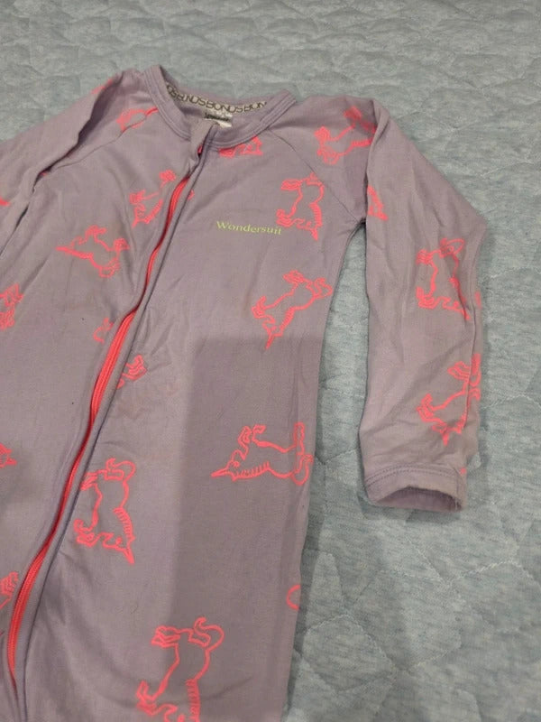 Bonds Wondersuit Unicorn Print Size 1 Zip Romper