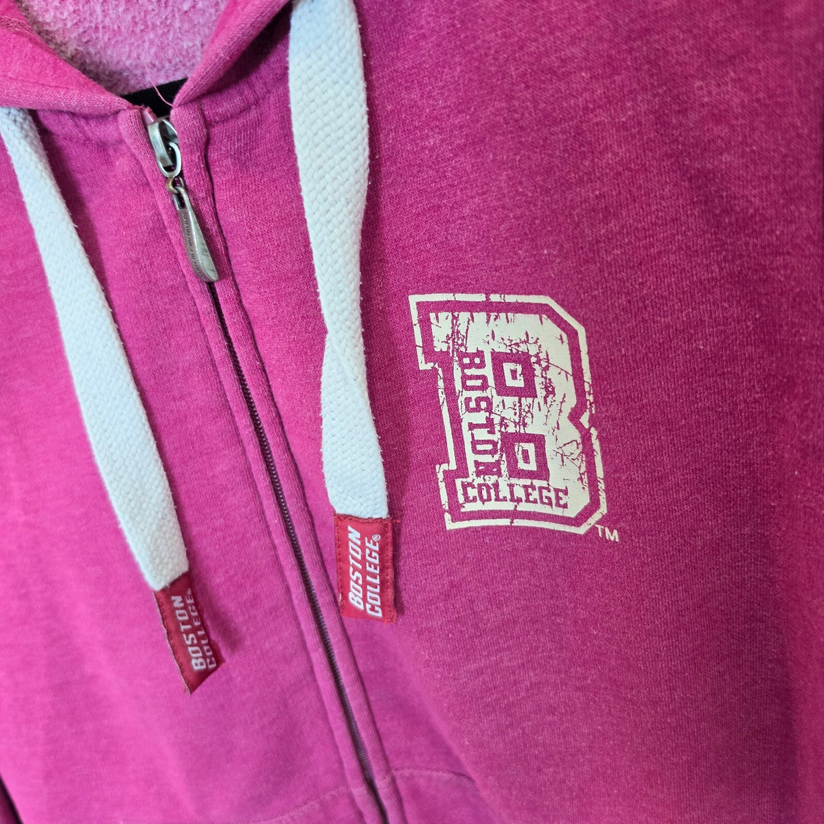 American Freshman Boston College Zip-Up Hoodie in Burgundy