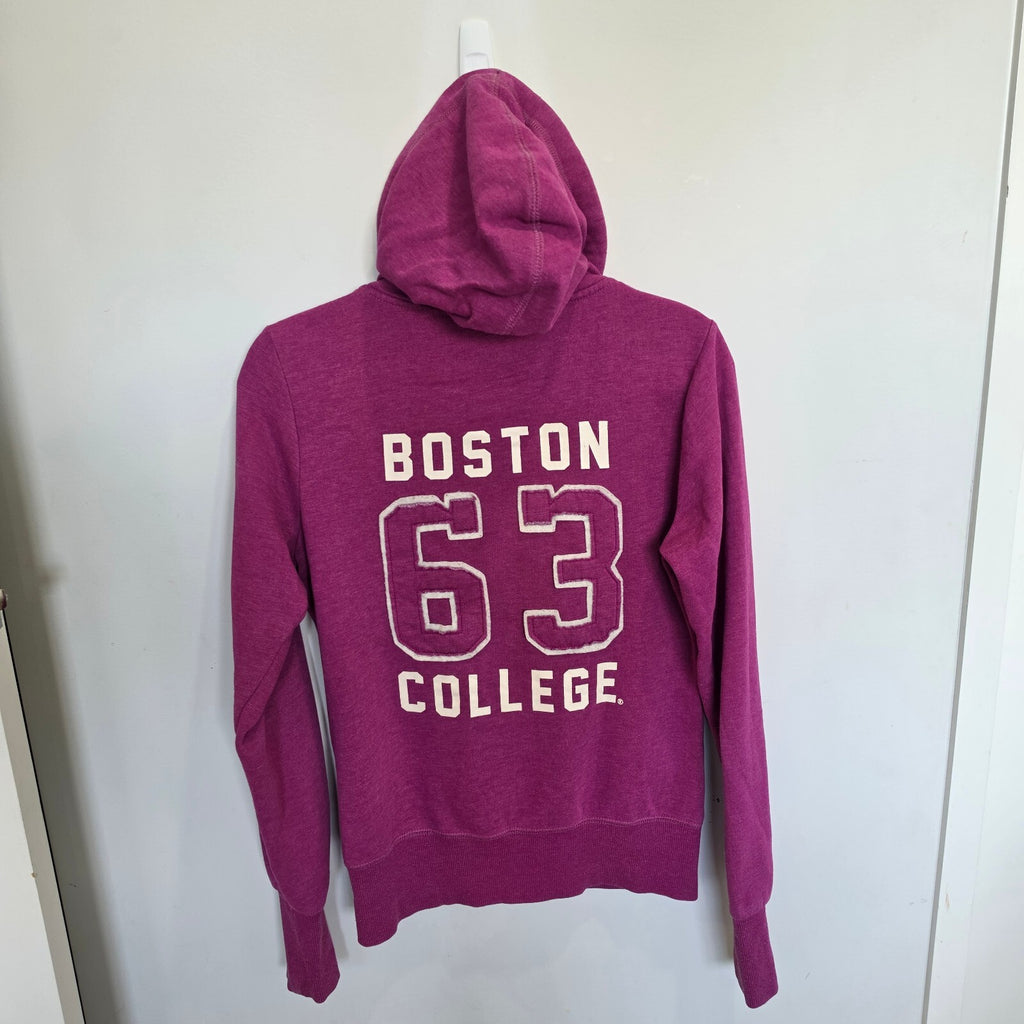 American Freshman Boston College Zip-Up Hoodie in Burgundy