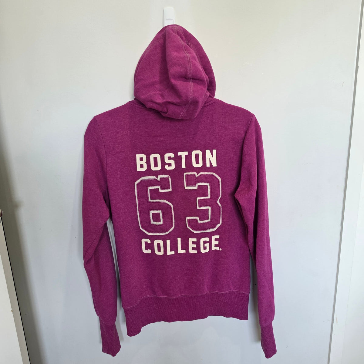 American Freshman Boston College Zip-Up Hoodie in Burgundy
