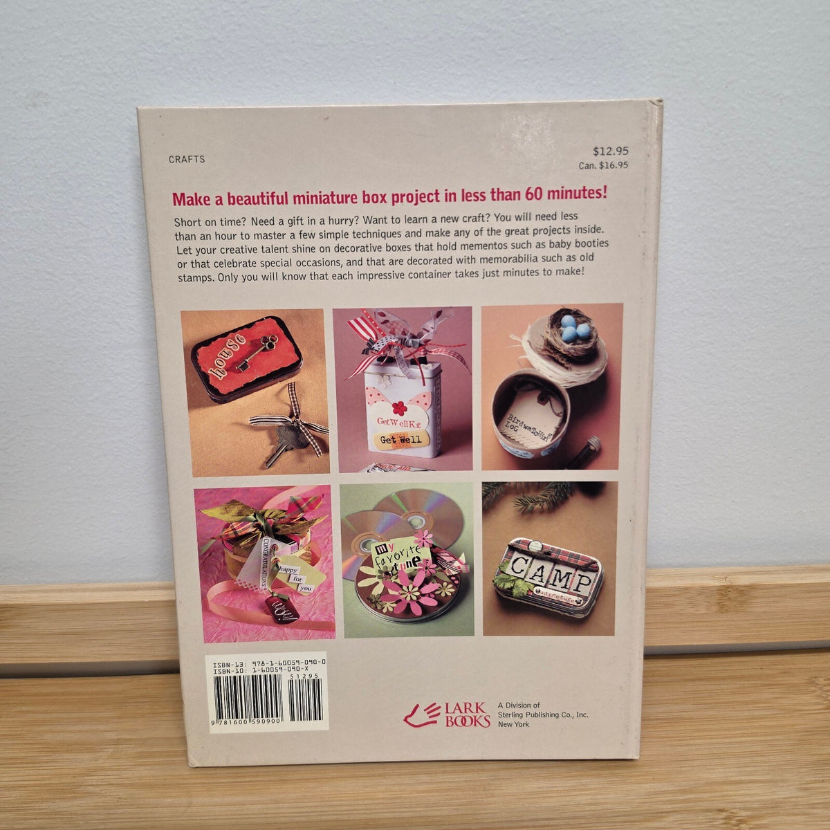 Mini-Boxes Make It in Minutes by Marian Ballog Craft Book