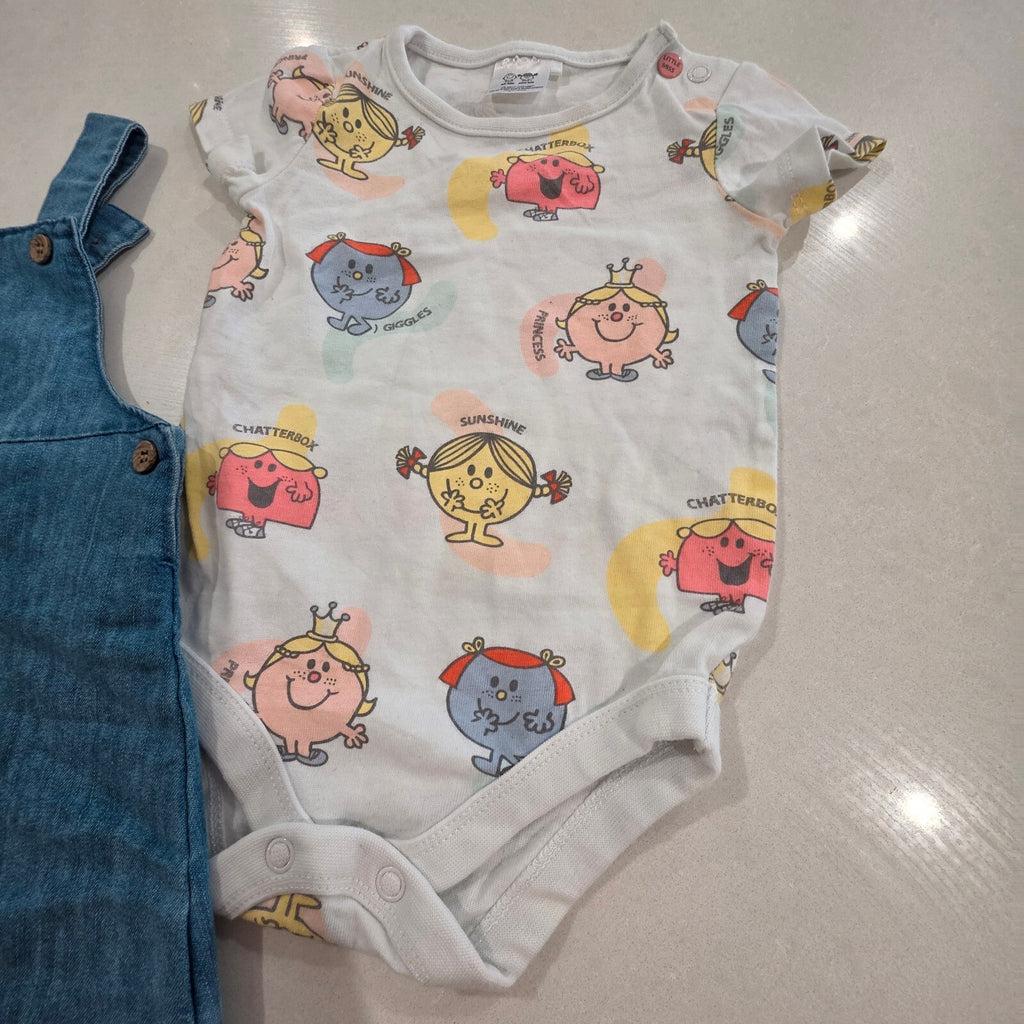 Mr. Men Little Miss Baby 2 Piece Set – 3-6 Months