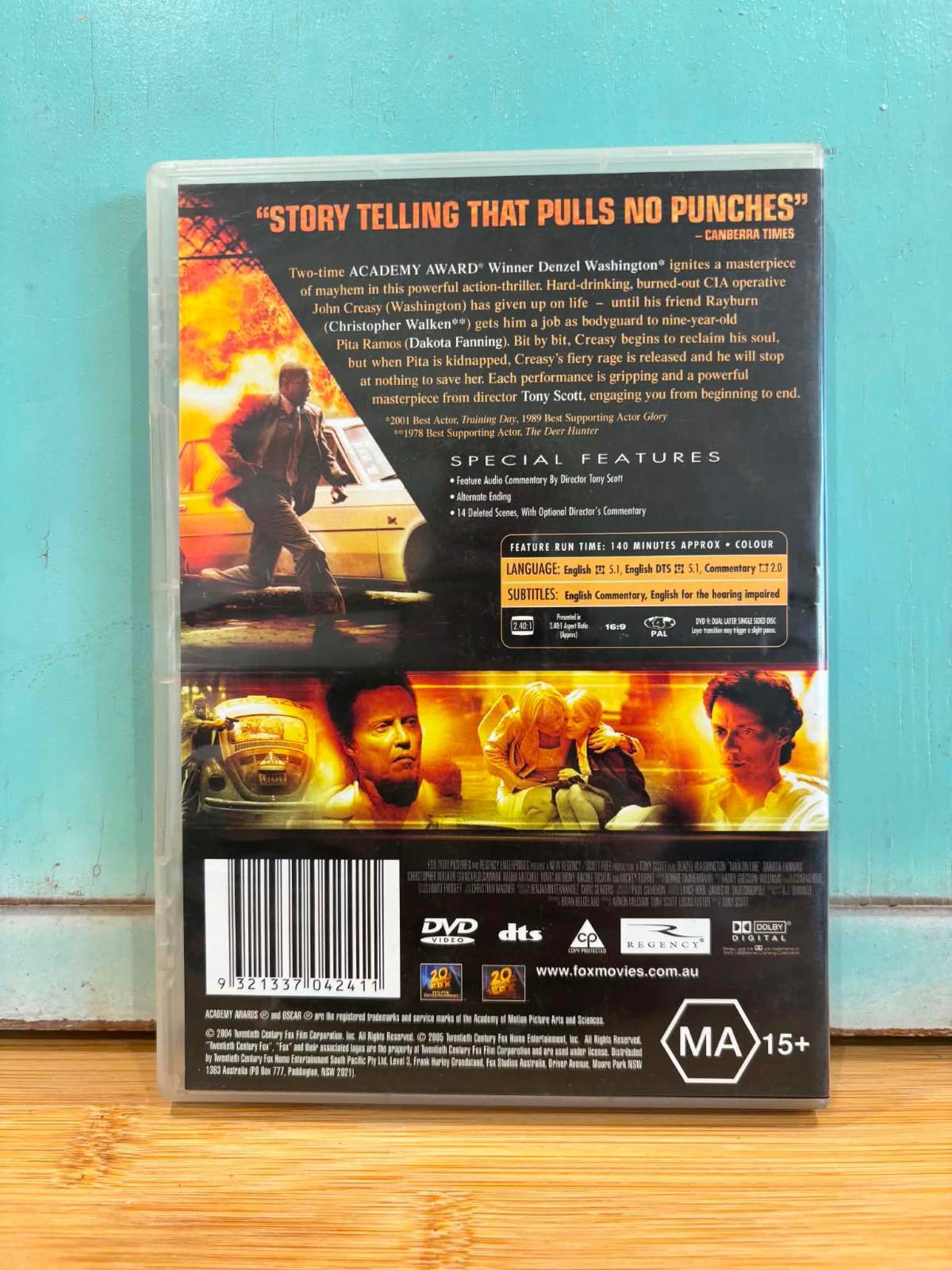 Man on Fire DVD