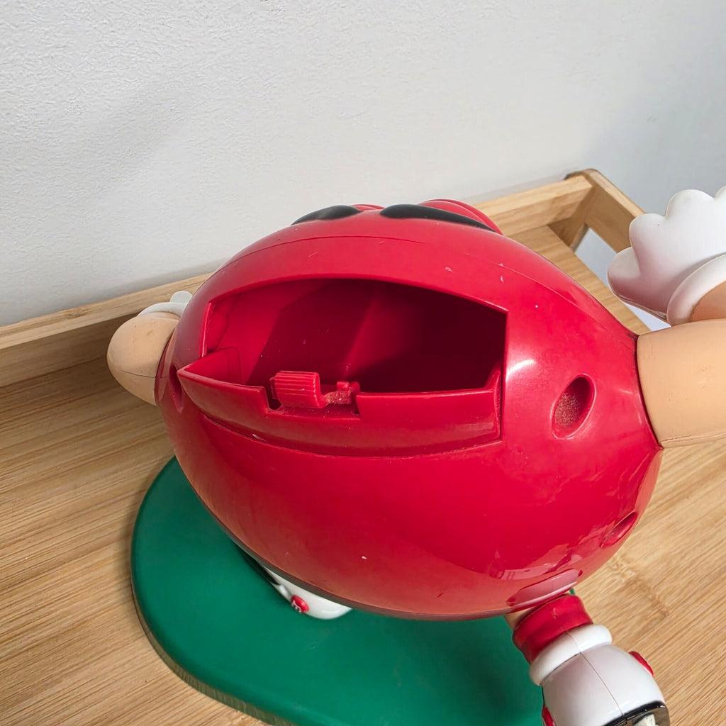 Vintage 1999 M&M’s Red Soccer Player Candy Dispenser