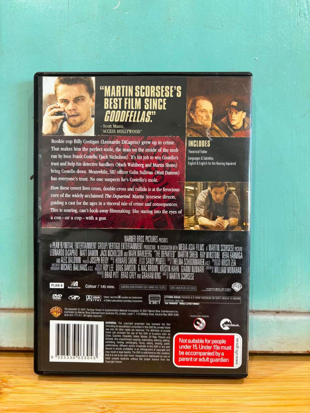 The Departed DVD Movie MA15+