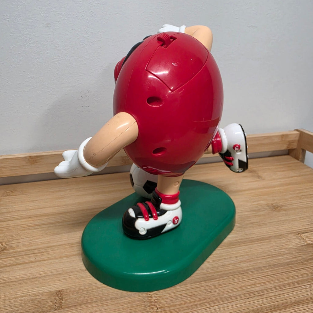 Vintage 1999 M&M’s Red Soccer Player Candy Dispenser