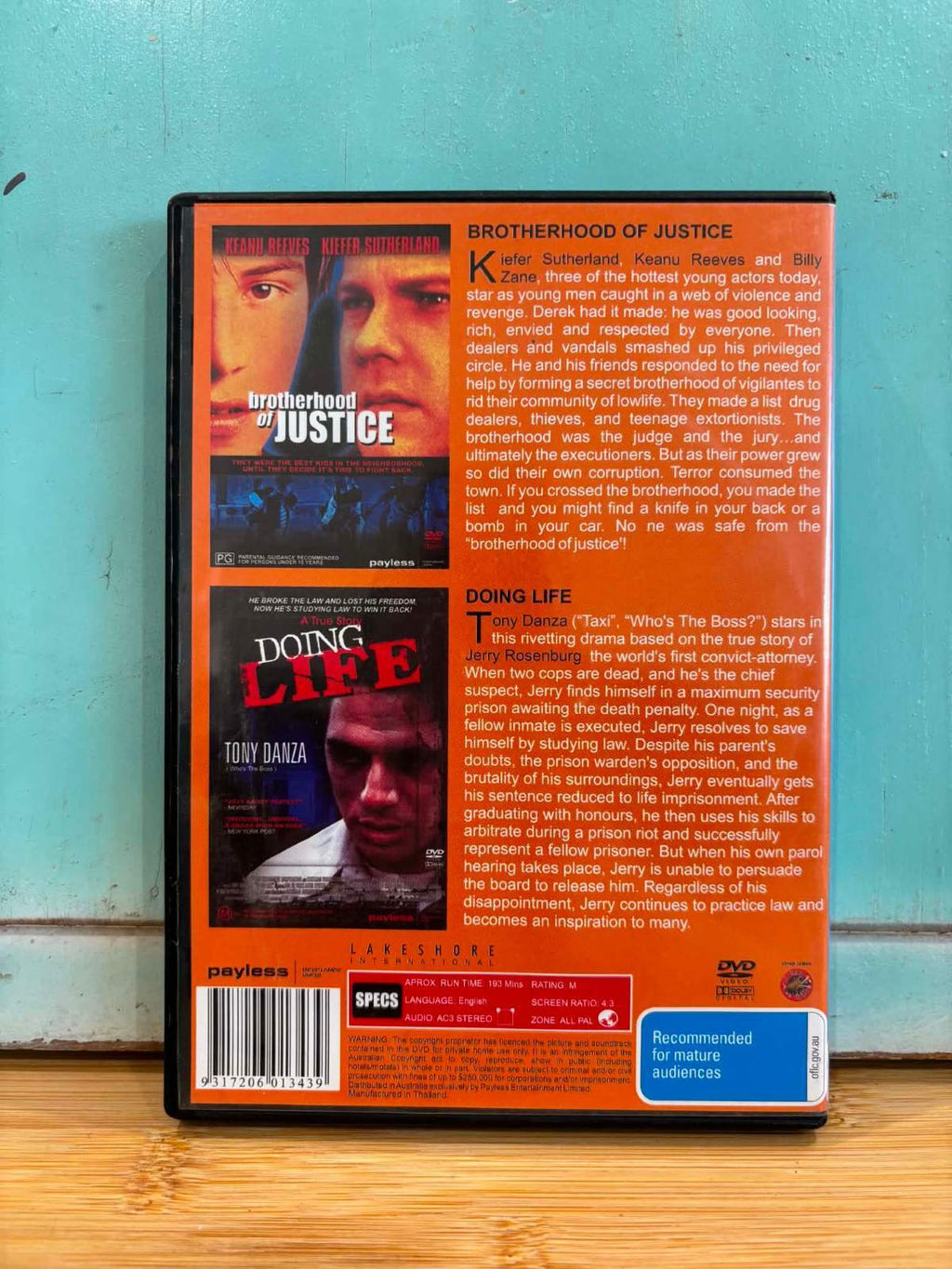 Brotherhood of Justice / Doing Life Double Feature DVD