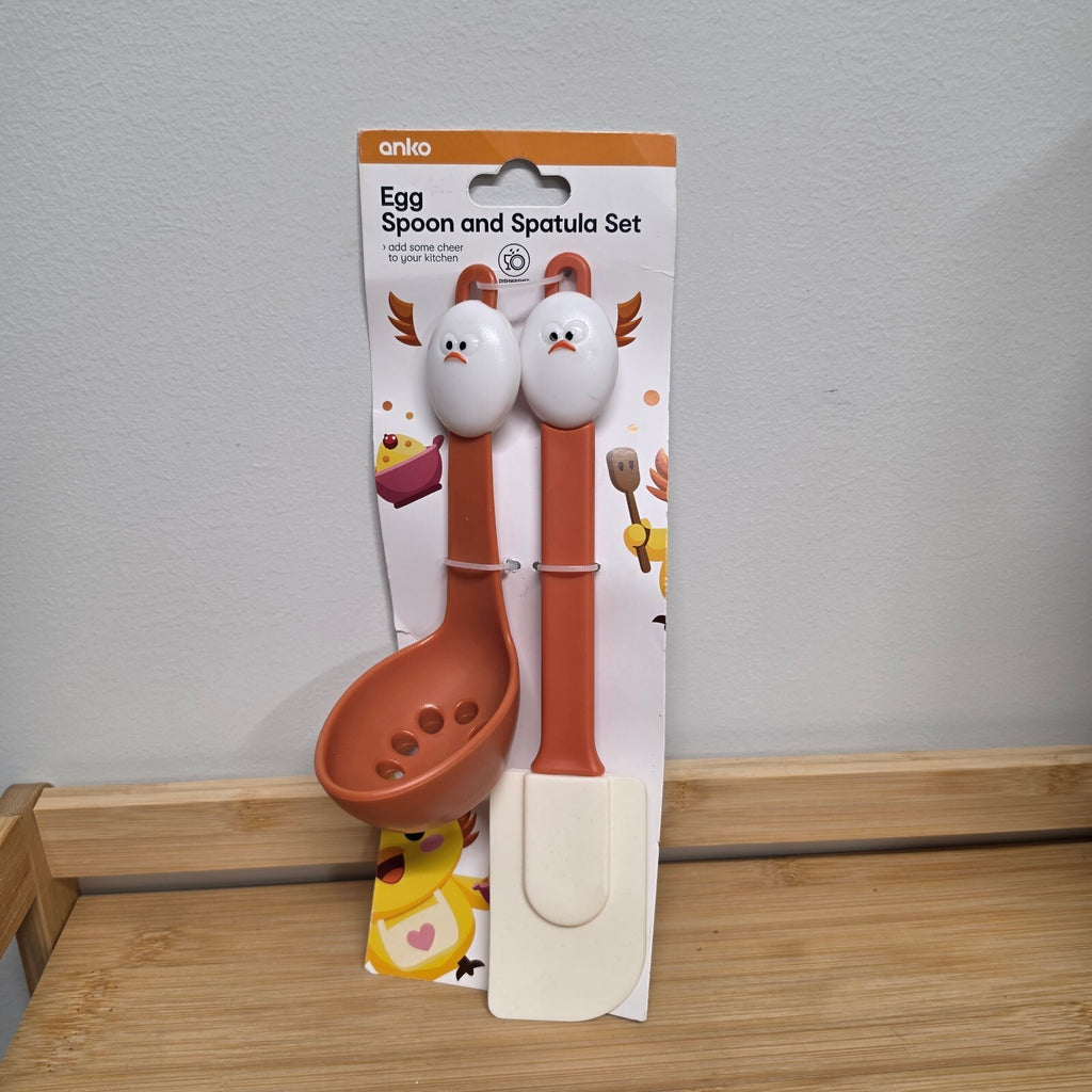 Anko Egg Spoon and Spatula Set