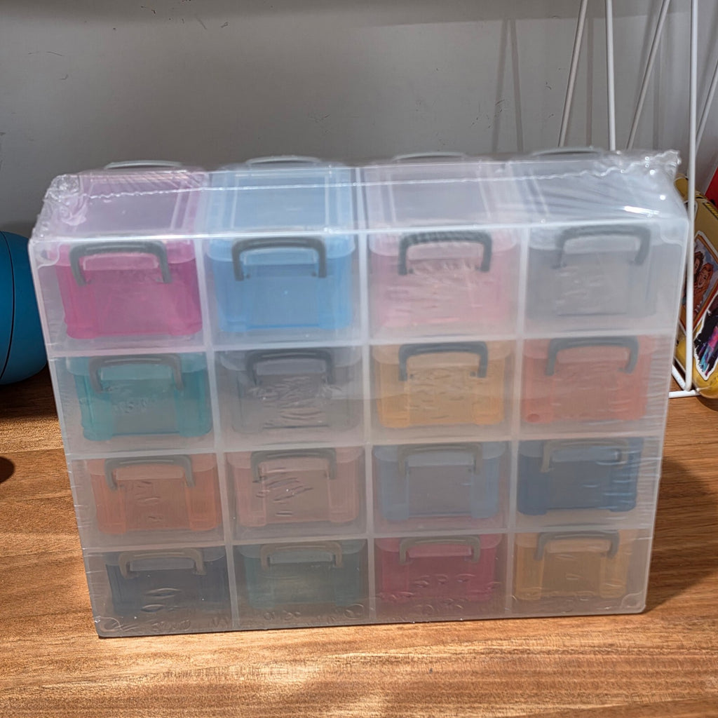 Anko 4 Tier Storage Box with 16 Multi-Colored Drawers
