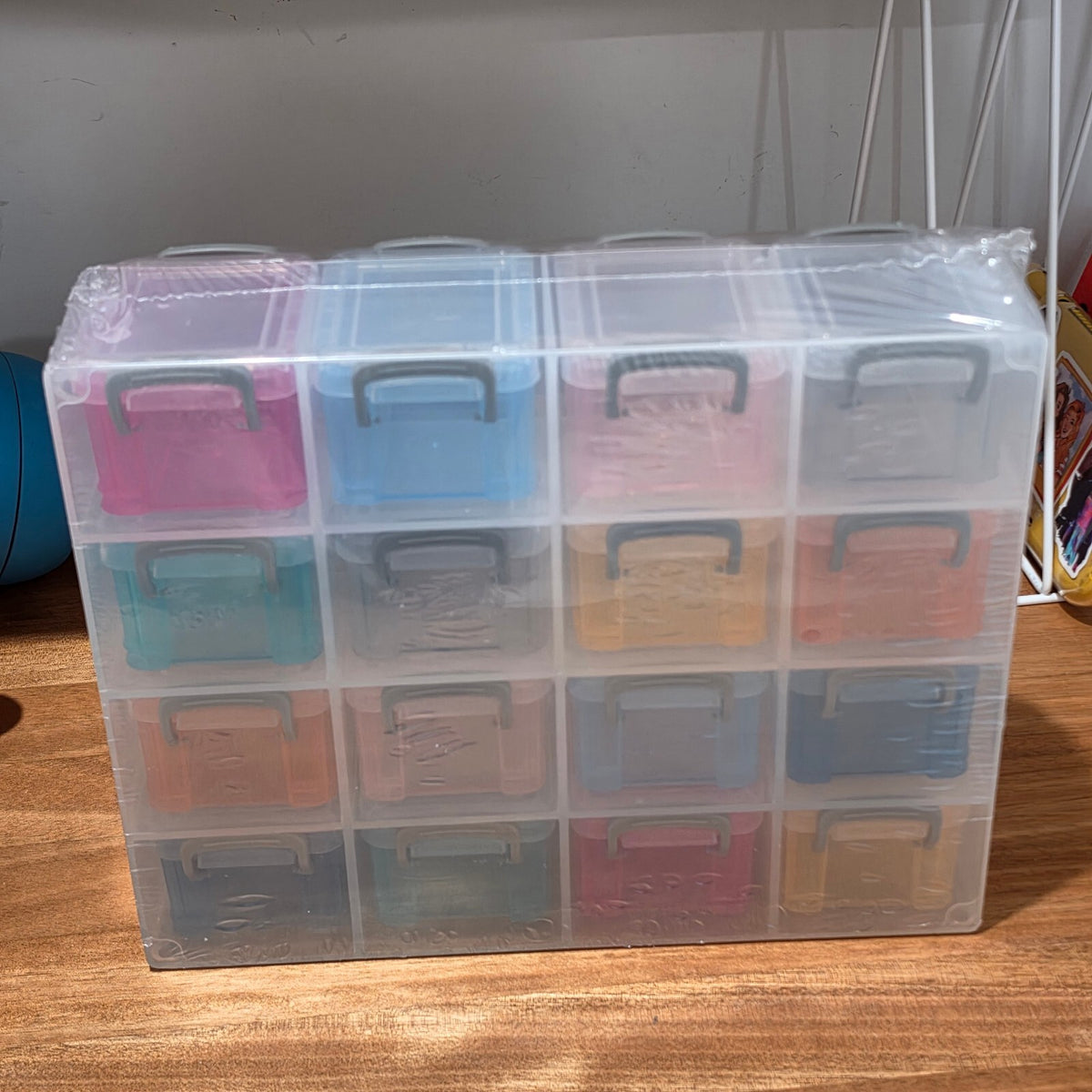 Anko 4 Tier Storage Box with 16 Multi-Colored Drawers