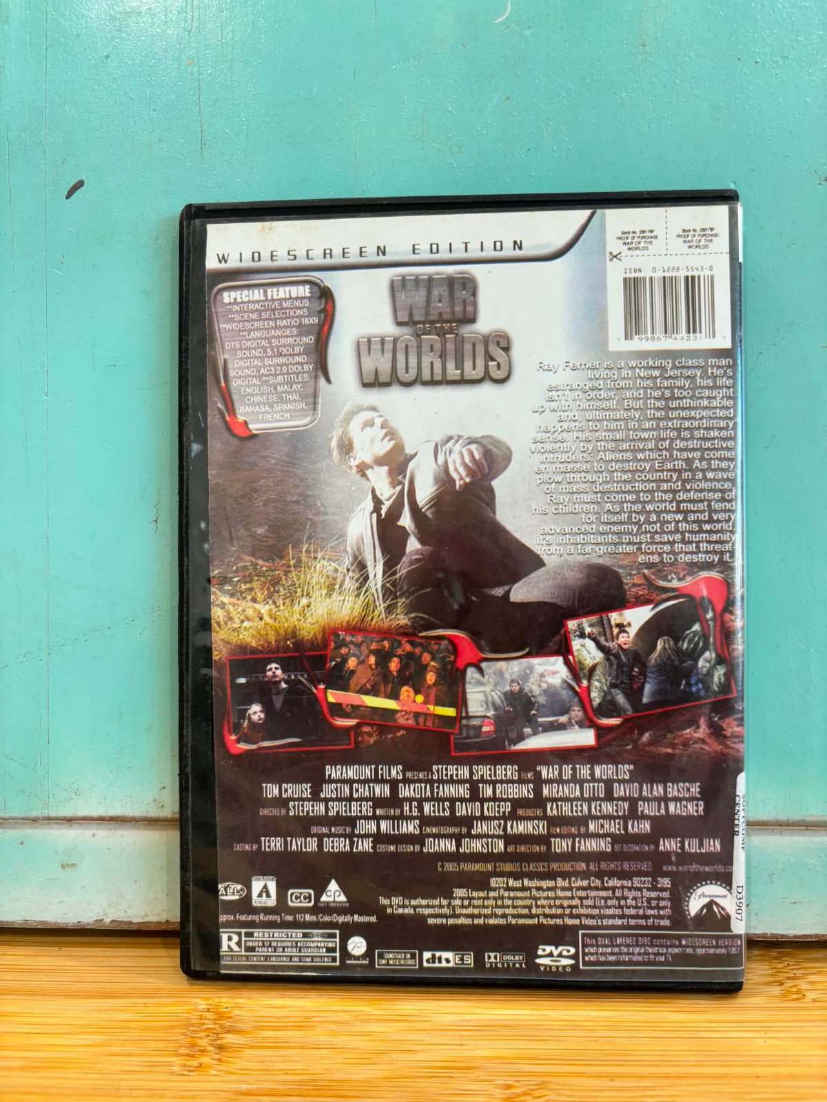 War of the Worlds DVD Widescreen Edition