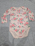 Baby Berry Floral Long Sleeve Bodysuit Size 2 BNWT