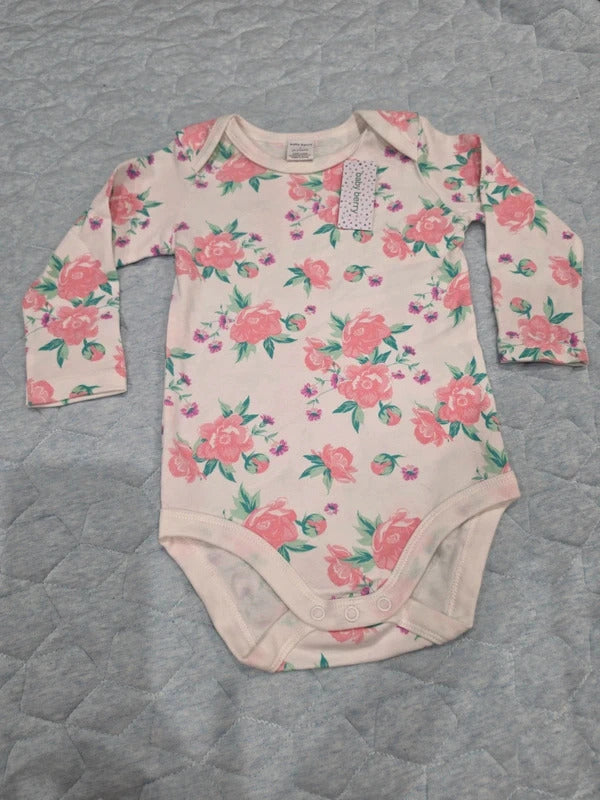 Baby Berry Floral Long Sleeve Bodysuit Size 2 BNWT