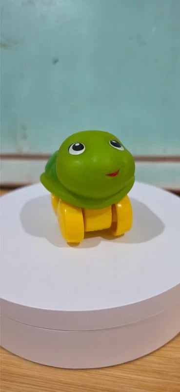 Playskool Roll Around Turtle Toy Green Yellow Preschool Baby Toddler Push Car