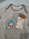 W.A. Jacobs Organic Cotton Baby Bodysuit 6–12 Months BNWT